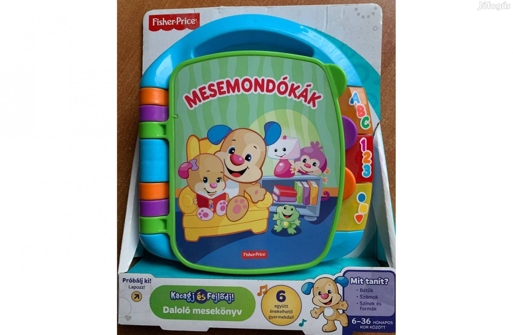 Fisher Price daloló mesekönyv