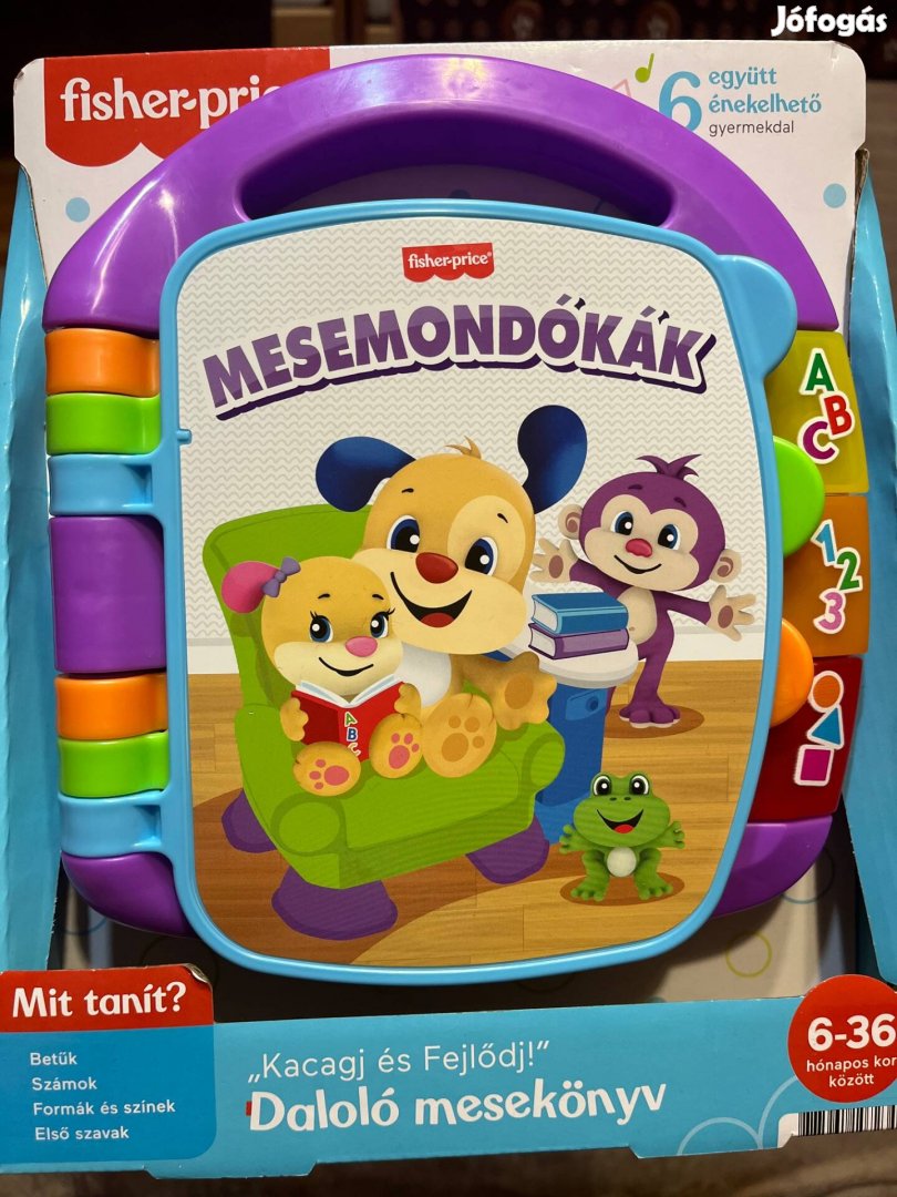 Fisher-Price daloló mesekönyv