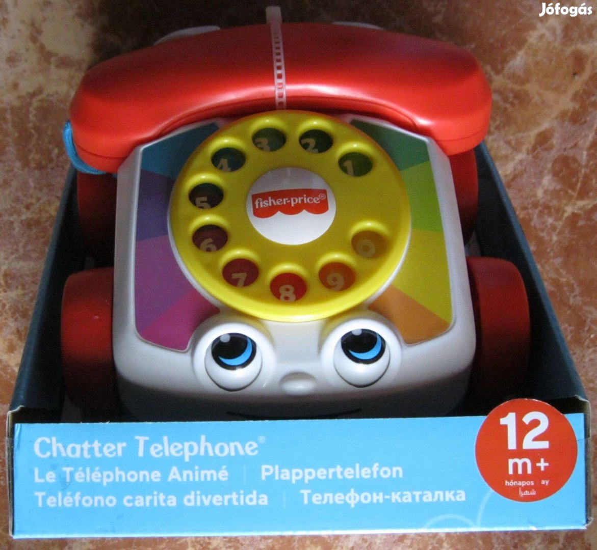 Fisher-Price fecsegő telefon babajáték