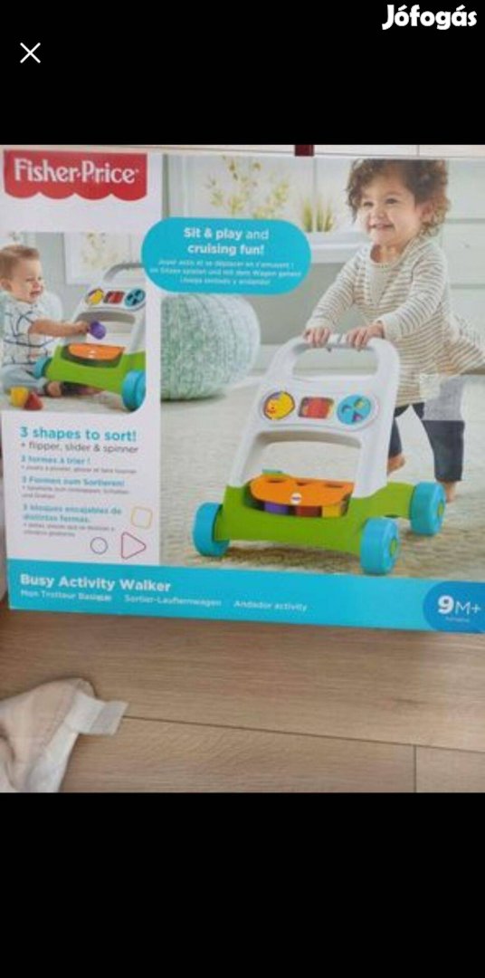 Fisher Price járássegítő