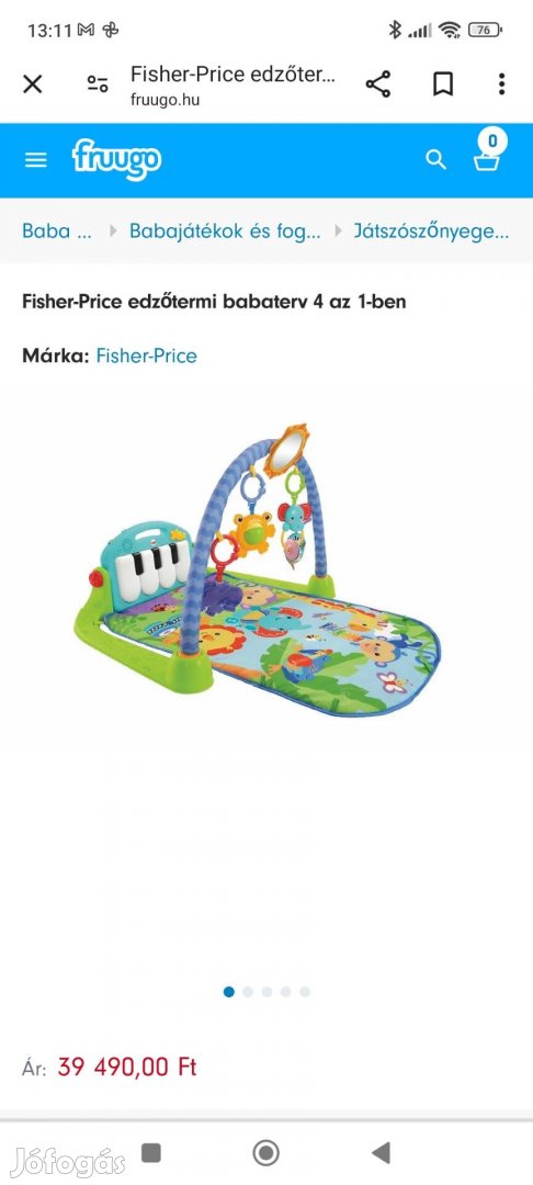 Fisher-Price játszószőnyeg