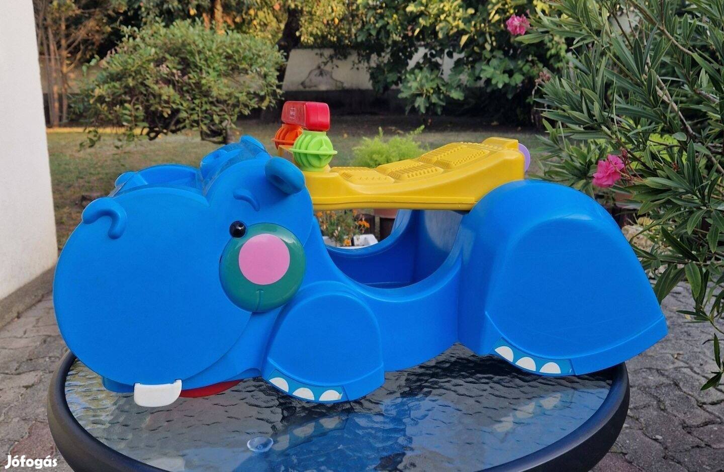 Fisher Price kockafaló viziló gyermek játék újszerű