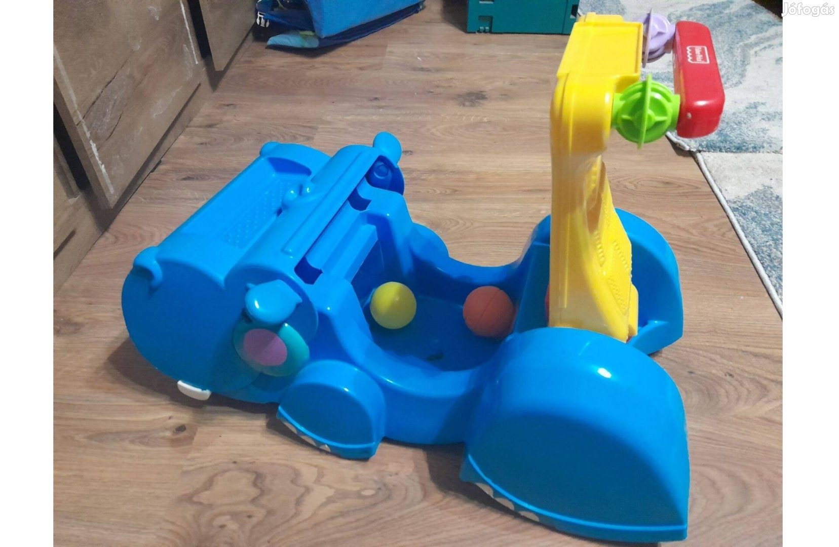 Fisher Price kockafaló viziló járássegítő és kisautó