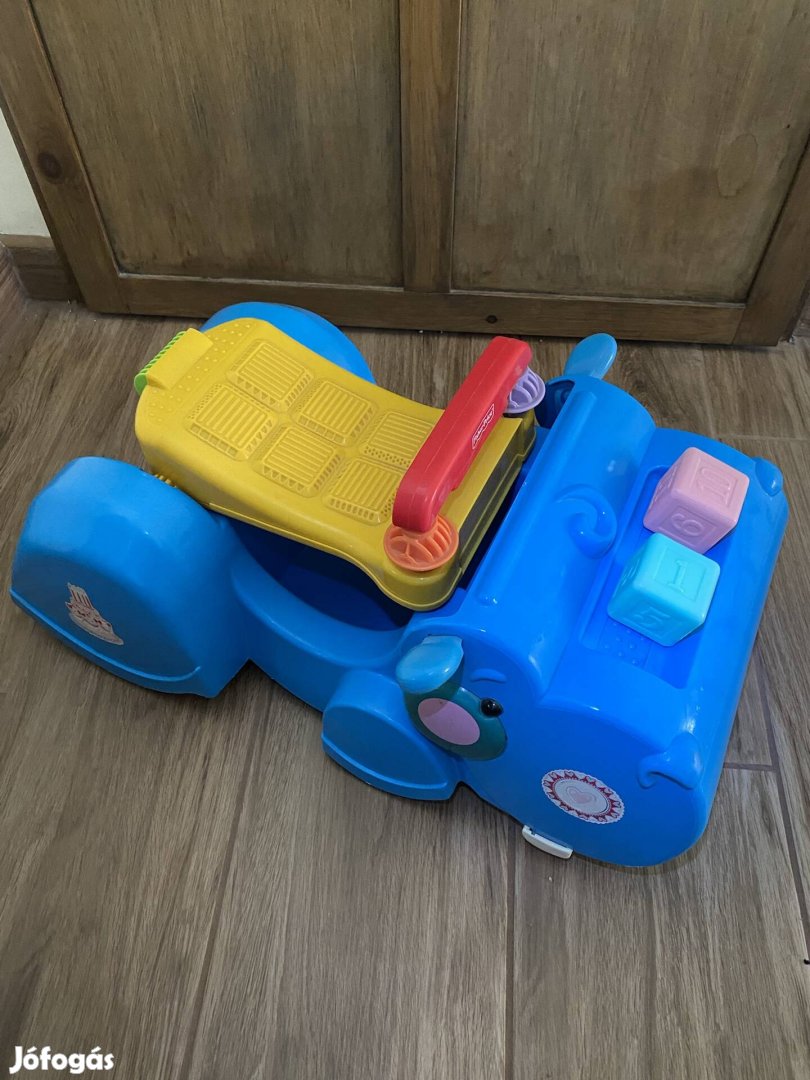 Fisher Price kockafaló víziló járássegítő/kismotor 