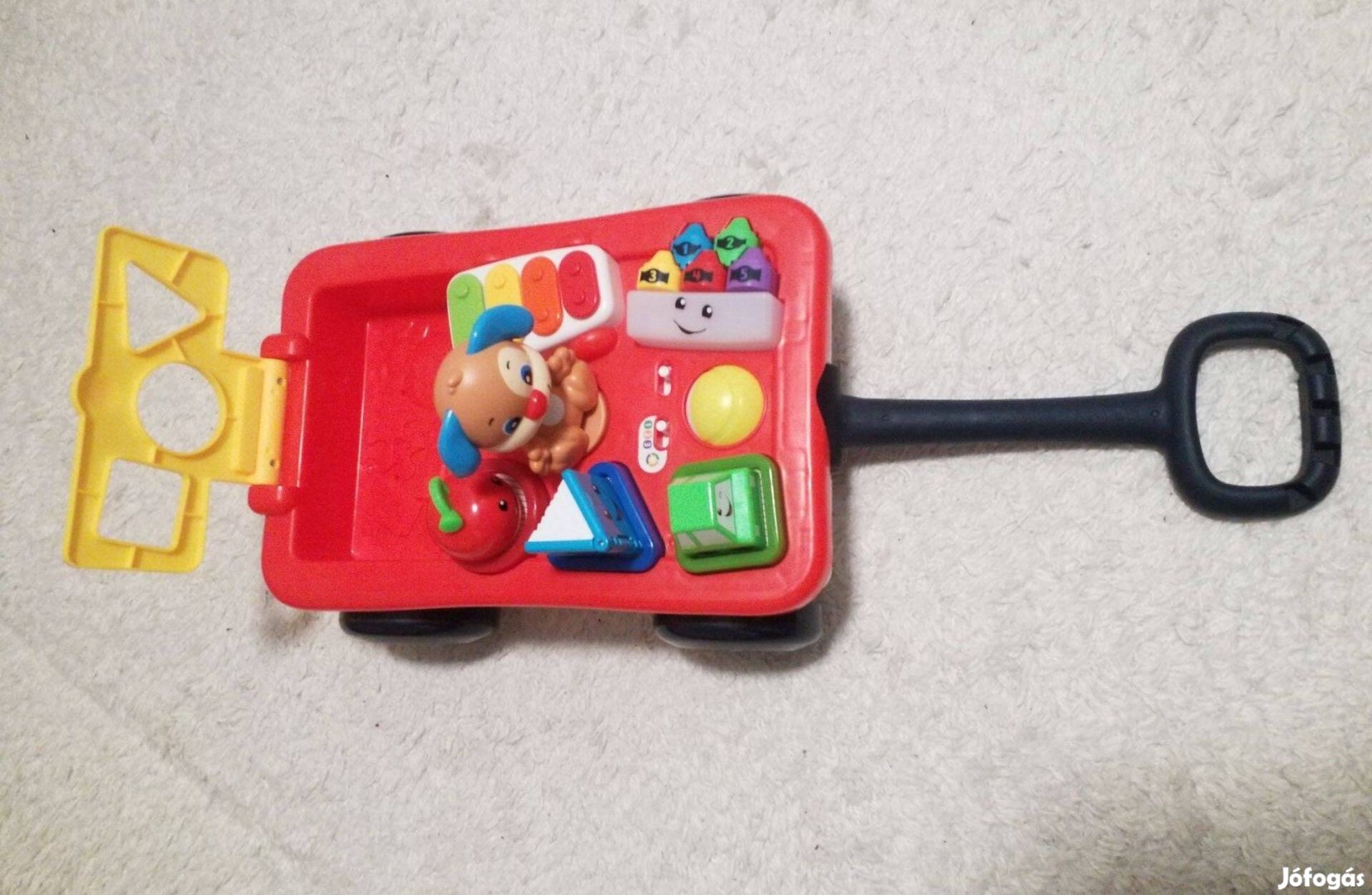 Fisher Price kutyusos kocsi tanulókocsi újszerű