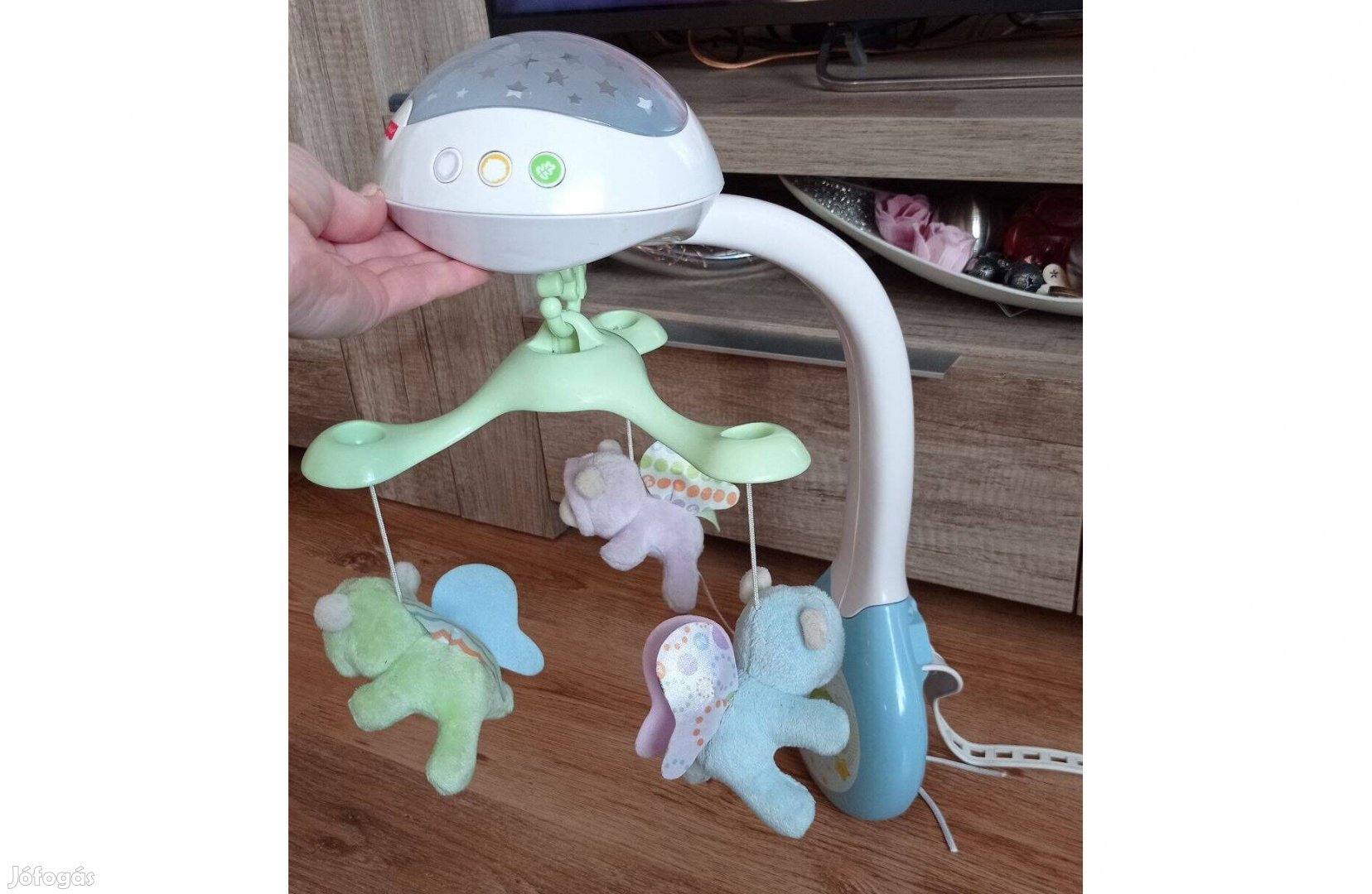 Fisher-Price projektoros zenélő kiságyforgó