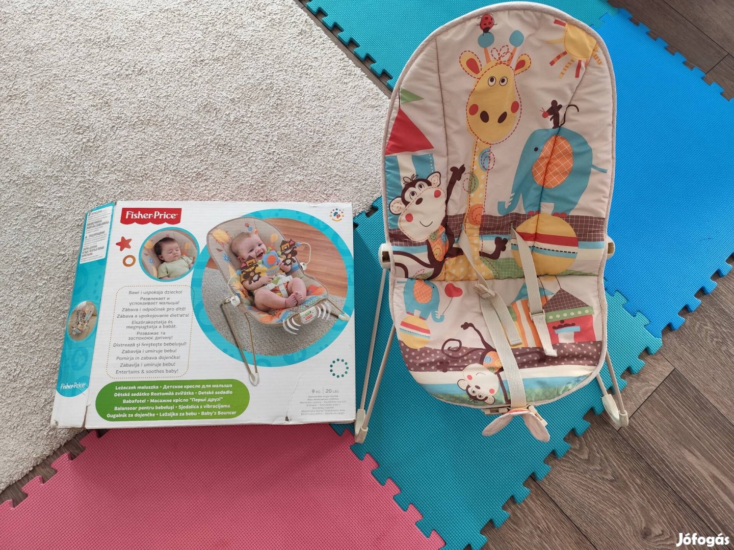 Fisher Price rezgő pihenőszék 