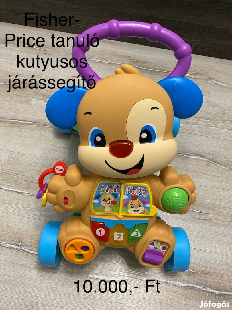 Fisher-Price tanuló kutyusos járássegítő eladó