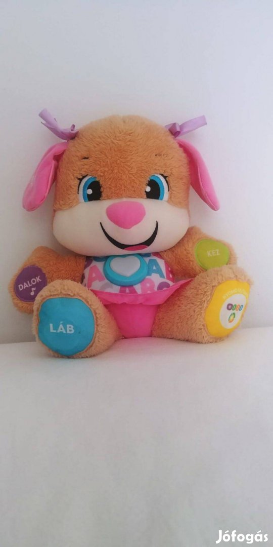 Fisher Price tanulókutyus - Beszélő, zenélő játék kutyus
