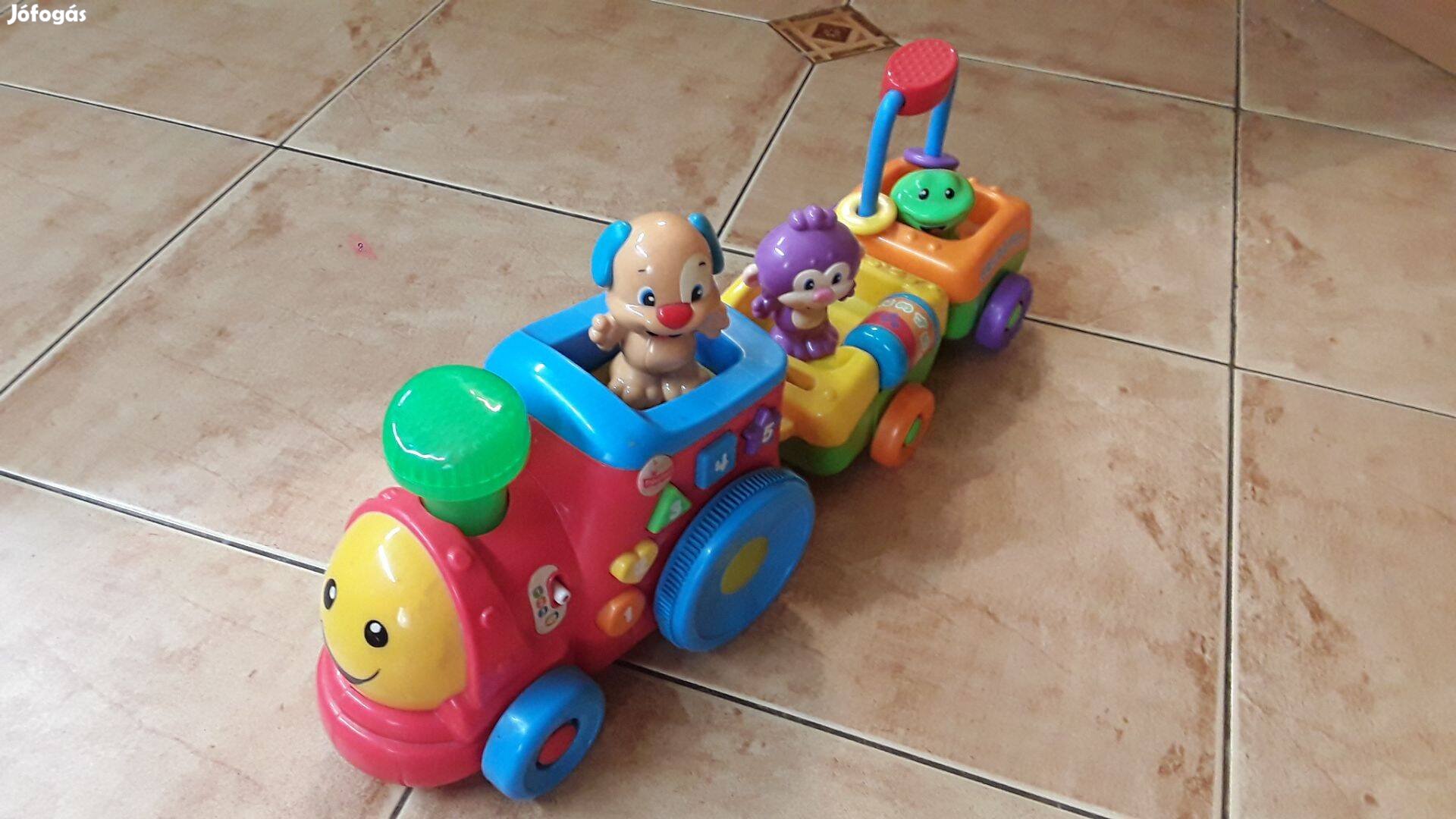 Fisher-Price zenélő kisvonat