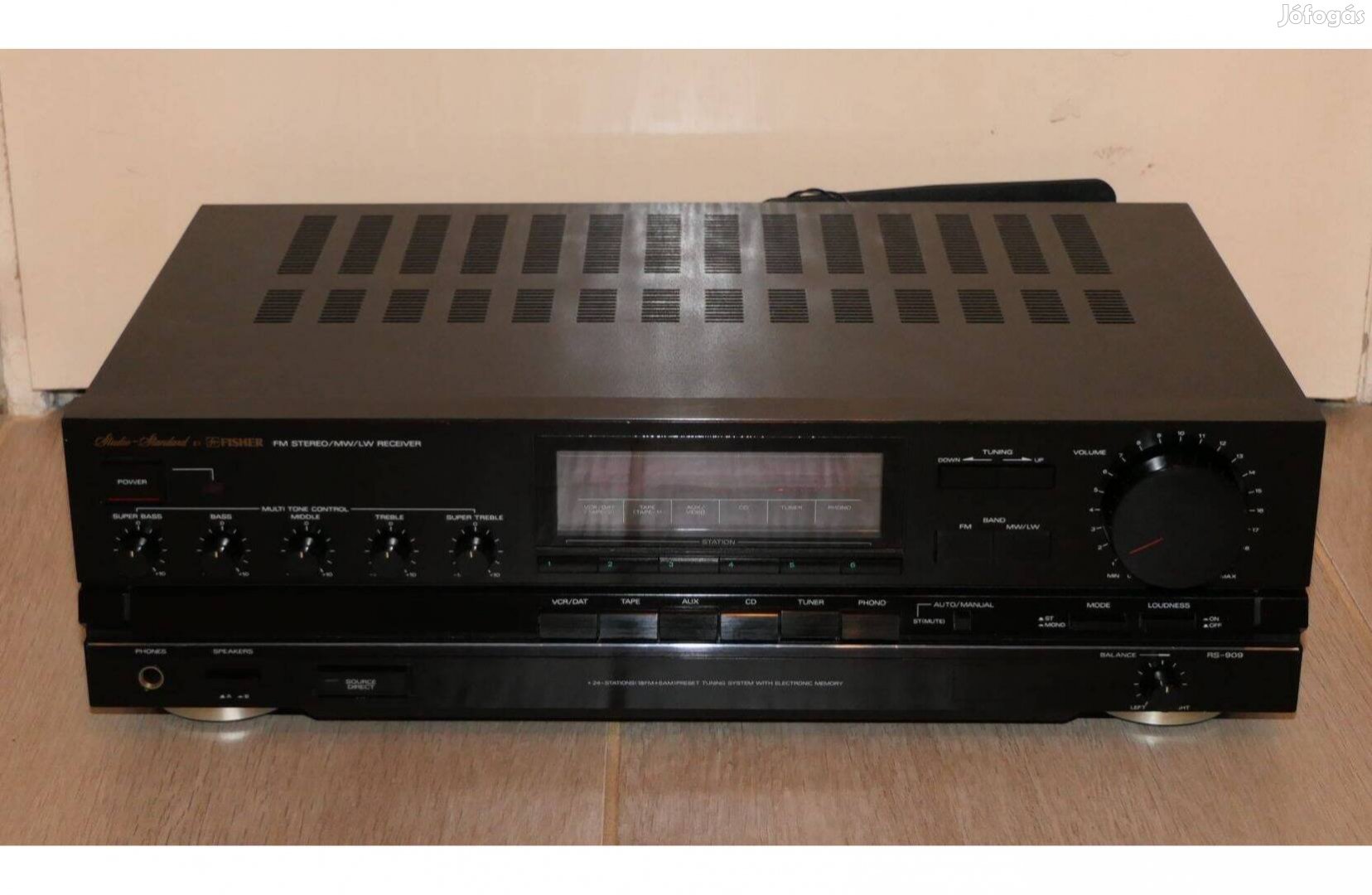 Fisher RS-909 100 Watt, 5 Eq, Hi-Fi Rádiós erősítő