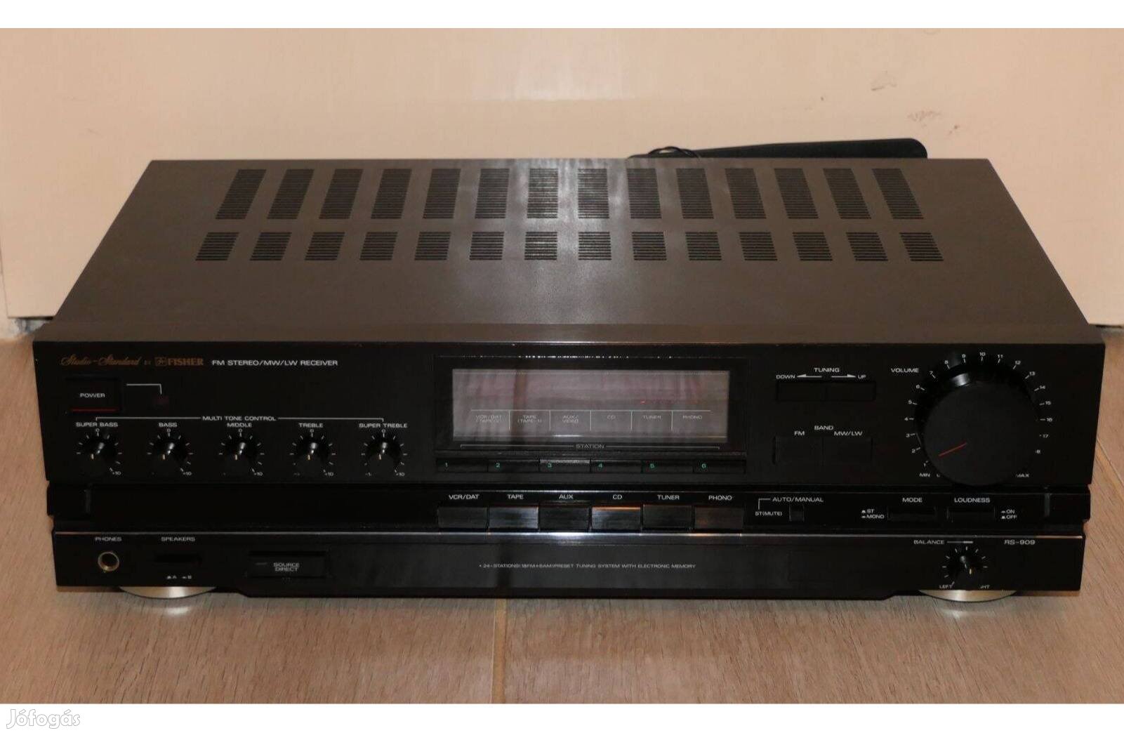 Fisher RS-909 hifi sztereó rádió erősítő