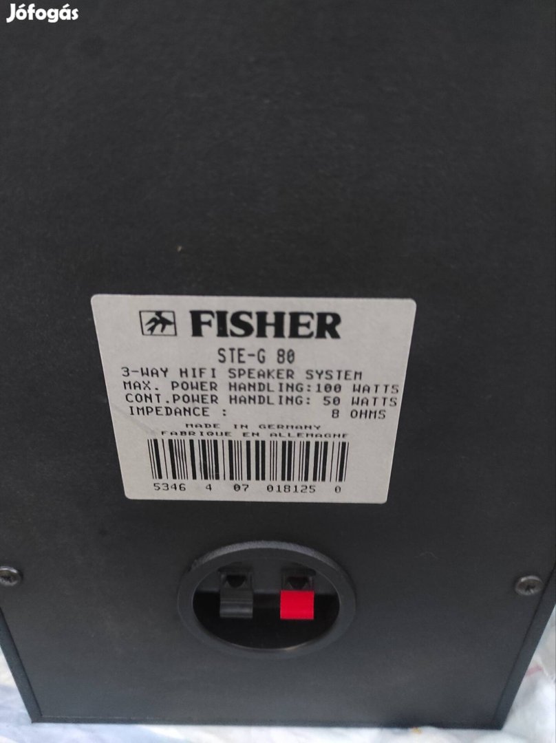 Fisher STE-G 80 hangfalpár