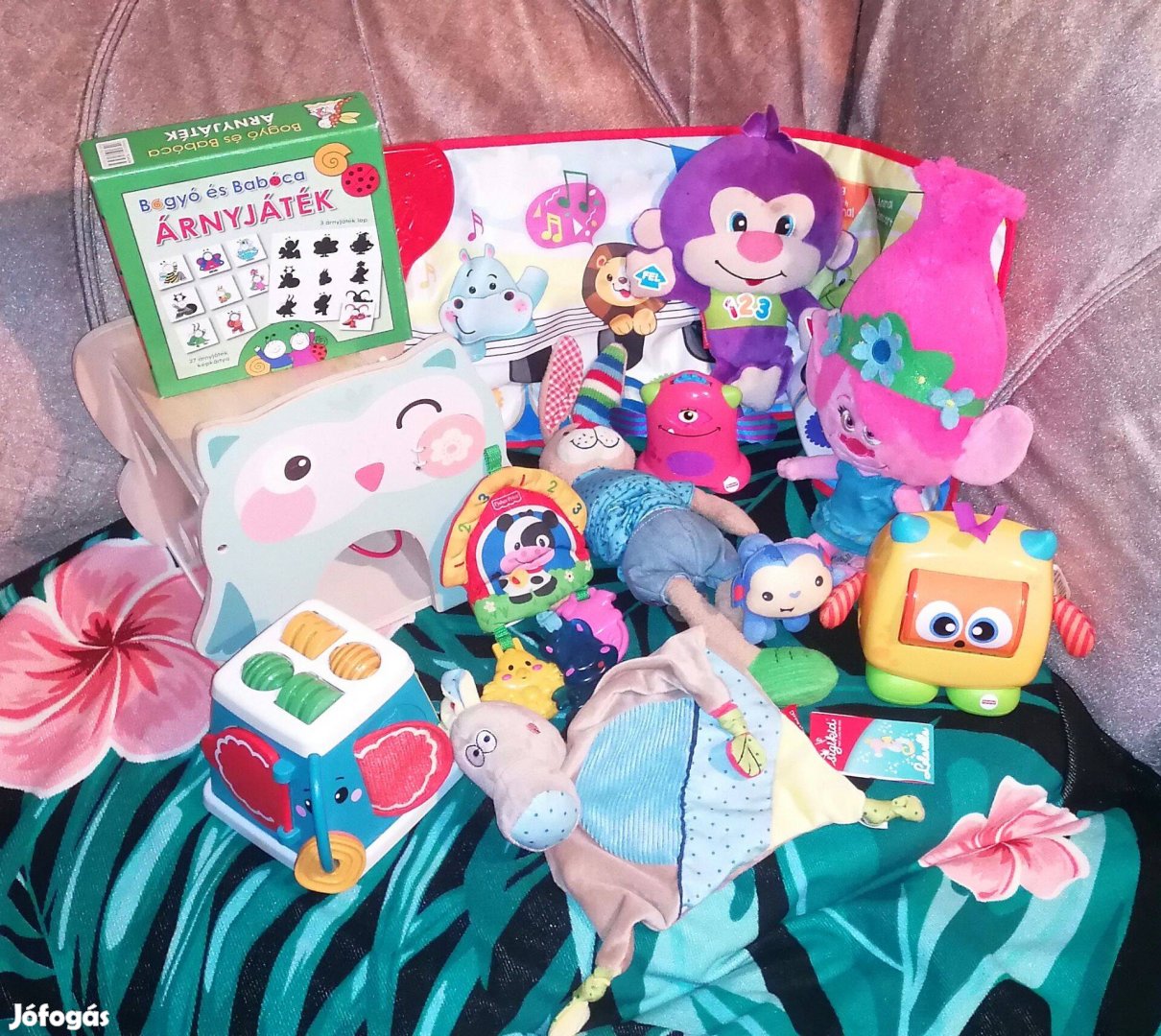 Fisher price, Playgo játék, játékcsomag, Micimackó laptop, baba laptop
