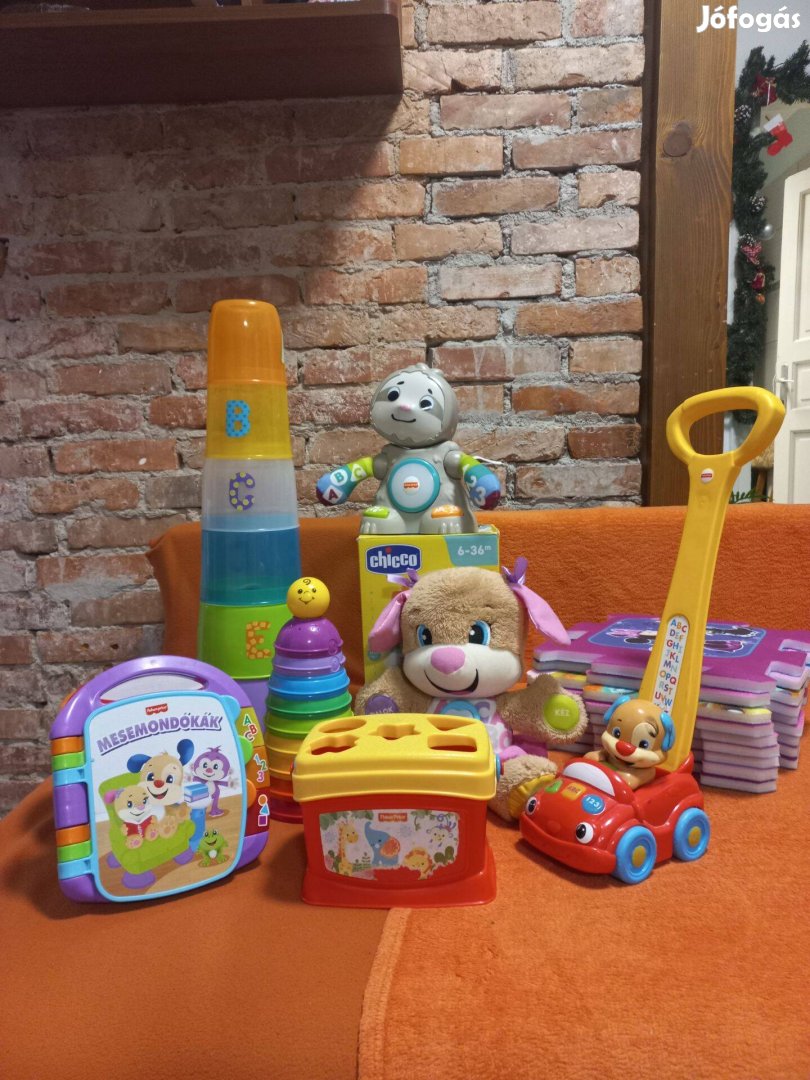 Fisher price és más babajáték csomag