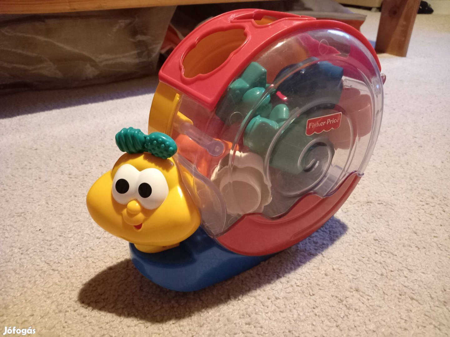 Fisher price formaberakó zenélő csiga 12 hó+