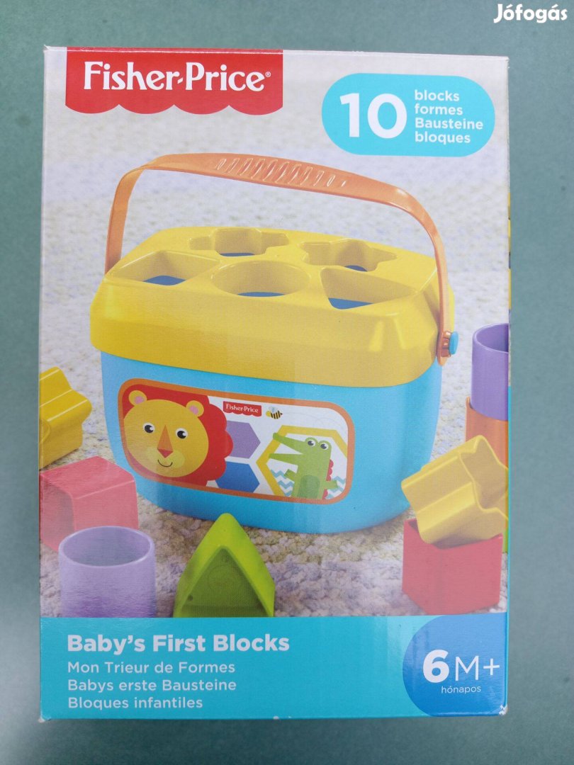 Fisher price formaválogató vödör 6hó+