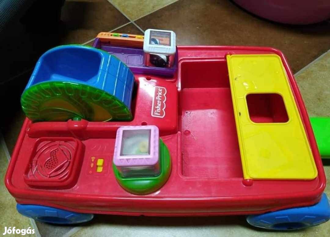 Fisher price talicska wagon móka kocka 