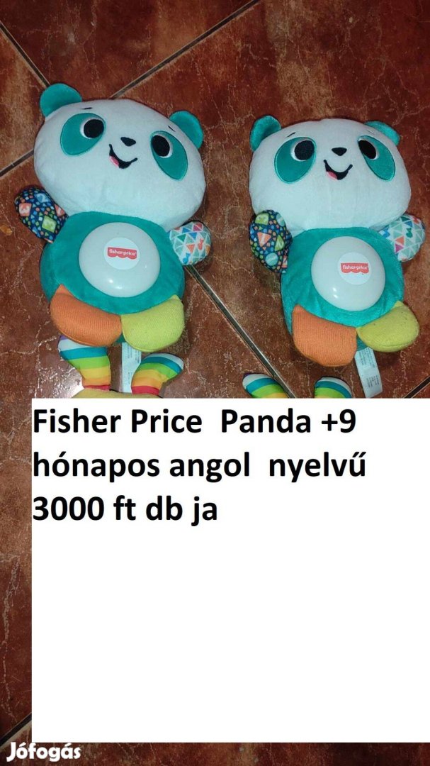 Fisher price zenélő plüssök