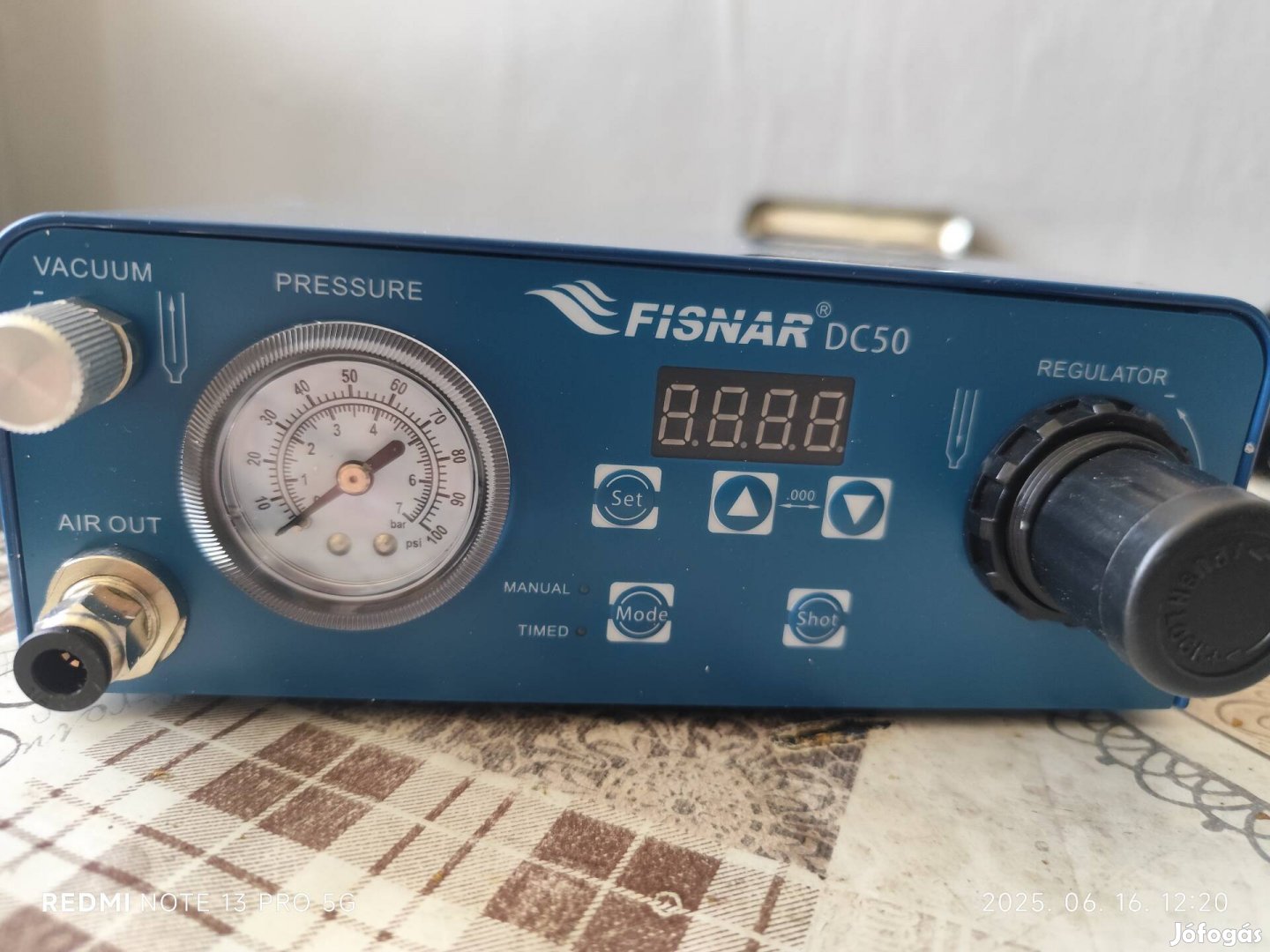 Fisnar DC50 pneumatikus adagoló