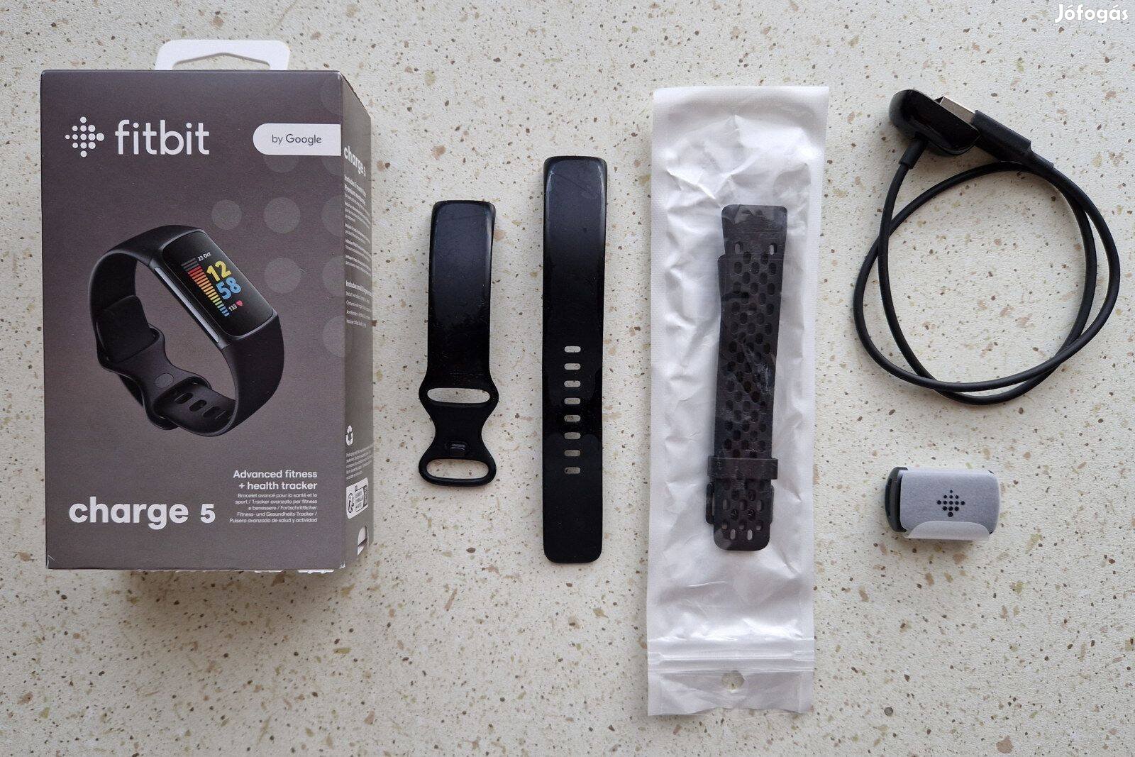 Fitbit Charge 5 aktivitásmérő 6 hónap garanciával