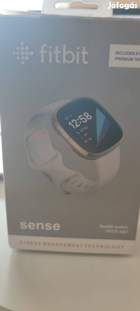 Fitbit Sense Okosóra, Fehér Hold/Lágy arany roszdamentes acél