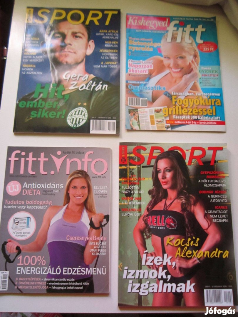 Fitnesz magazinok Fitt.infó,Presztízs Sport, DiétaFitness