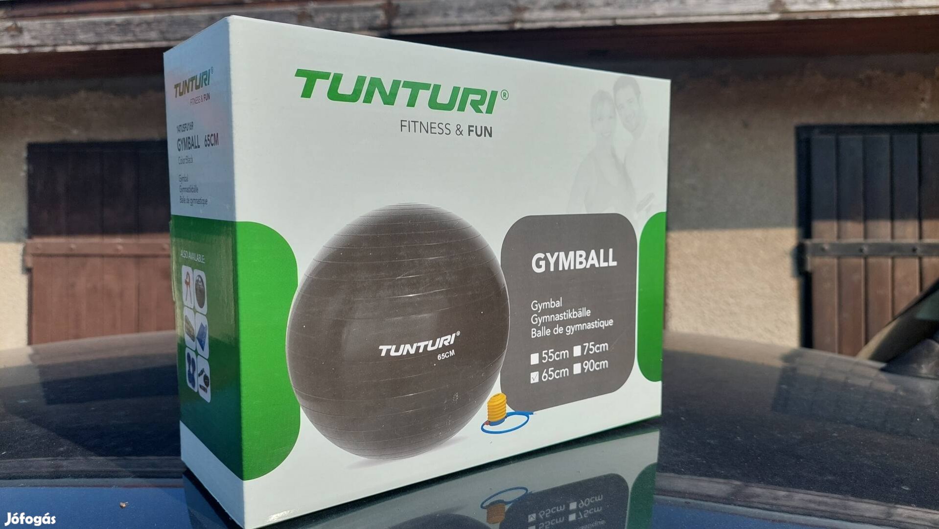 Fitneszlabda (Gym ball) 65 cm pumpával