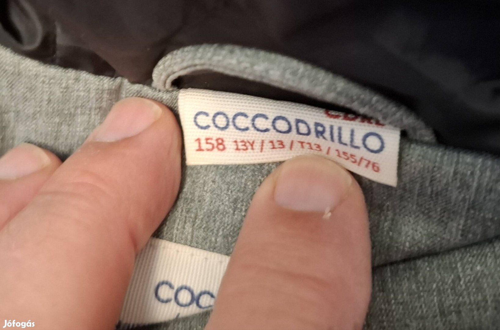 Fiú kabát,téli kapucnis