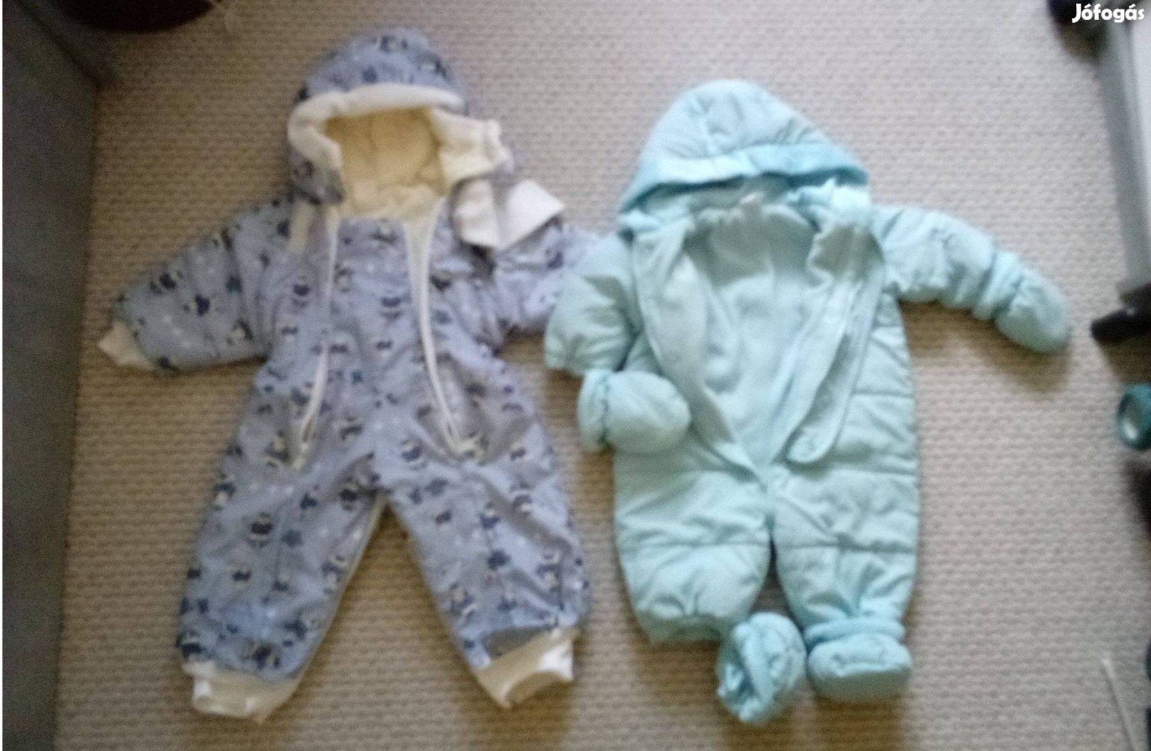 Fiú lány bundazsák overál 2 az 1-ben