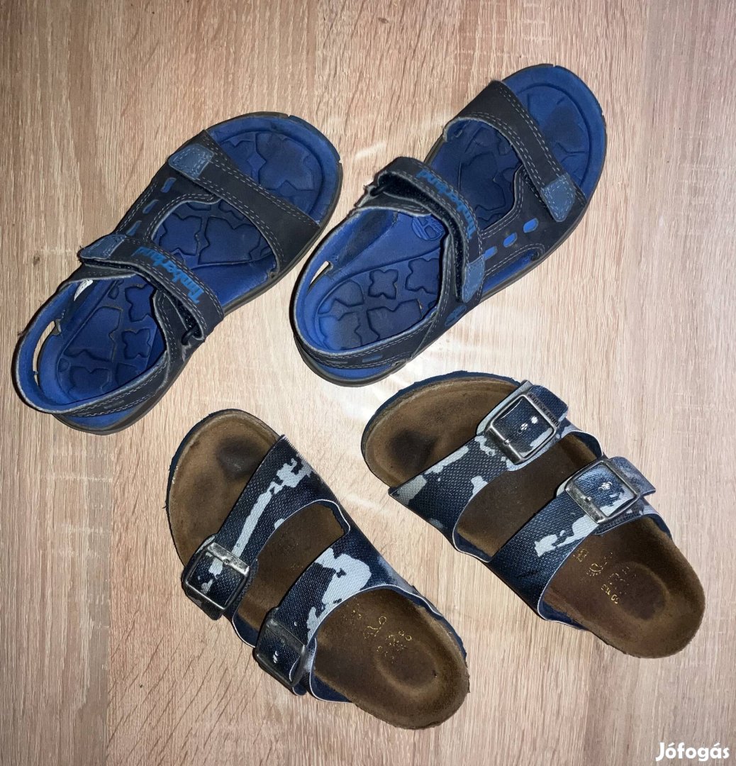 Fiú nyári cipőcsomag: Birckenstock C12 papucs + Timberland 29 szandál