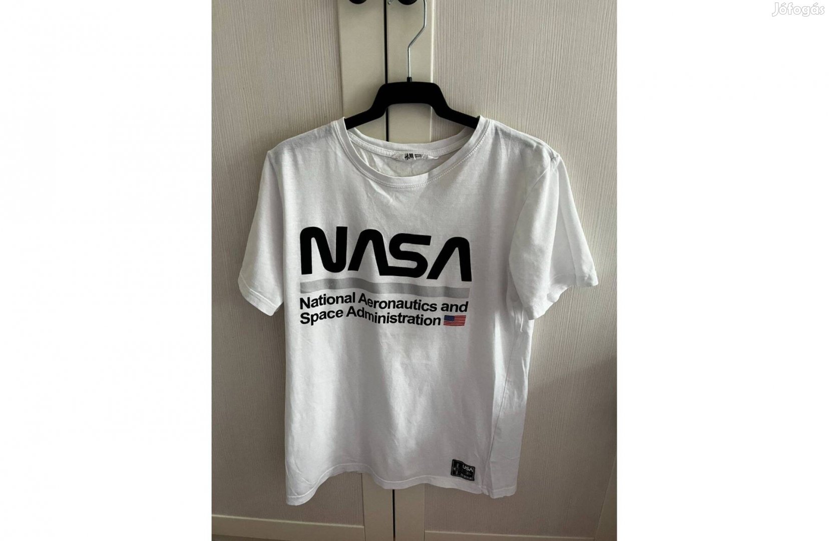 Fiú póló NASA HM fehér 158 164