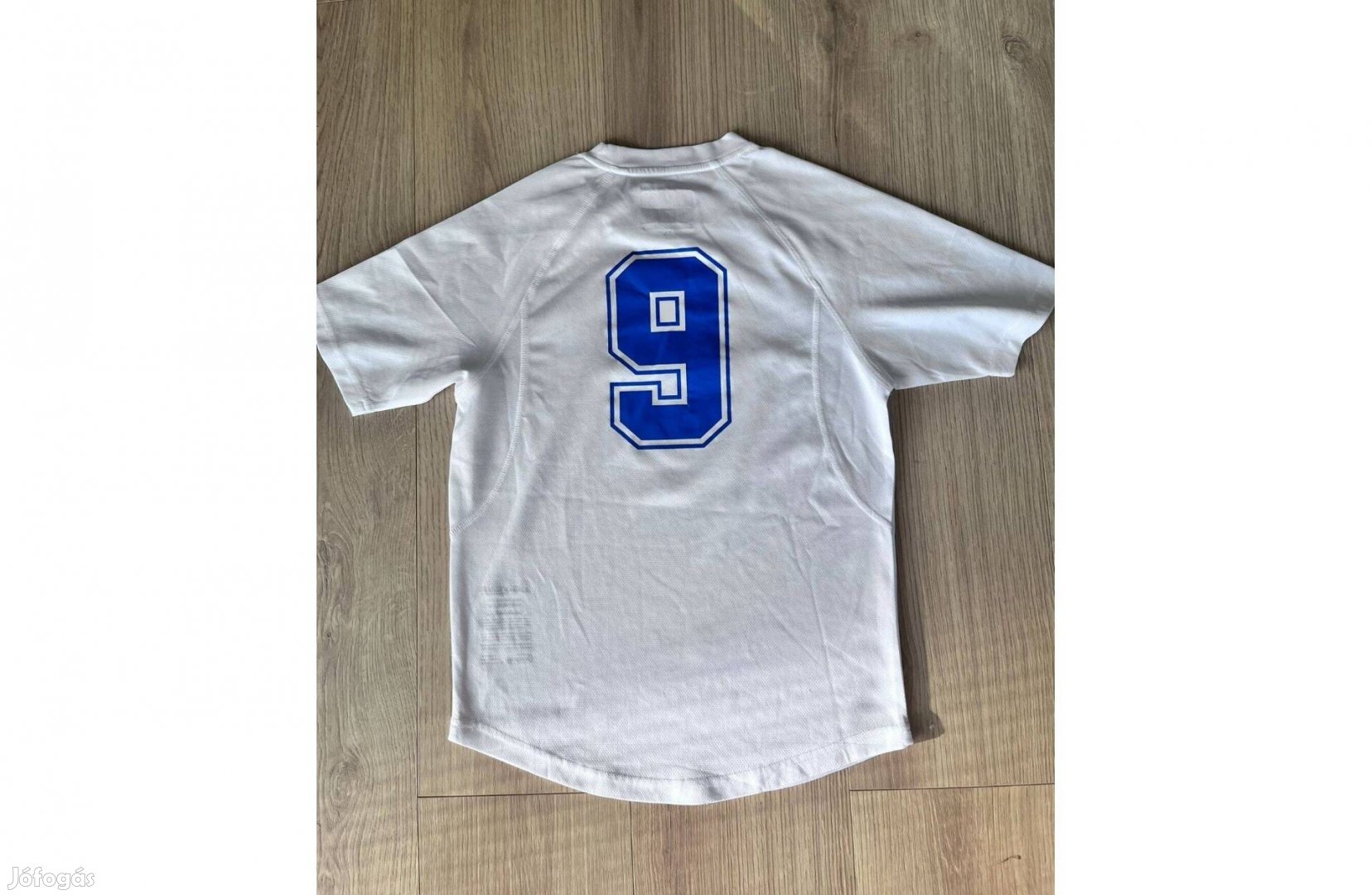 Fiú póló mez fehér 9 Givova Decathlon 146 152