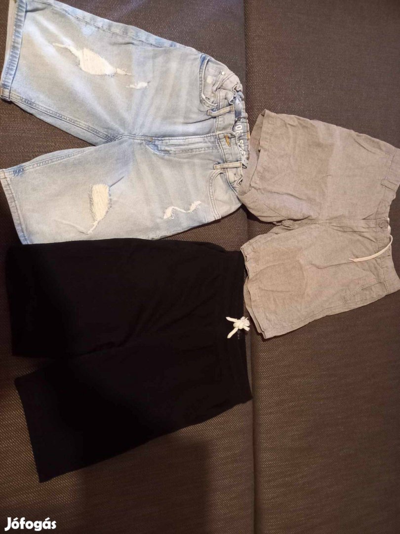 Fiú rövidnadrágok 164 és S méretben (H&M, C&A, Takko)