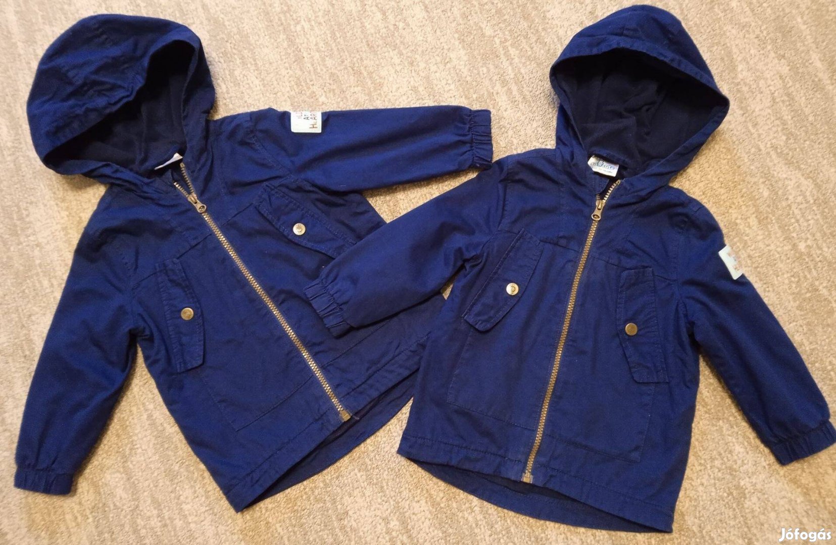 Fiú tavaszi kabát ikrek részére 92