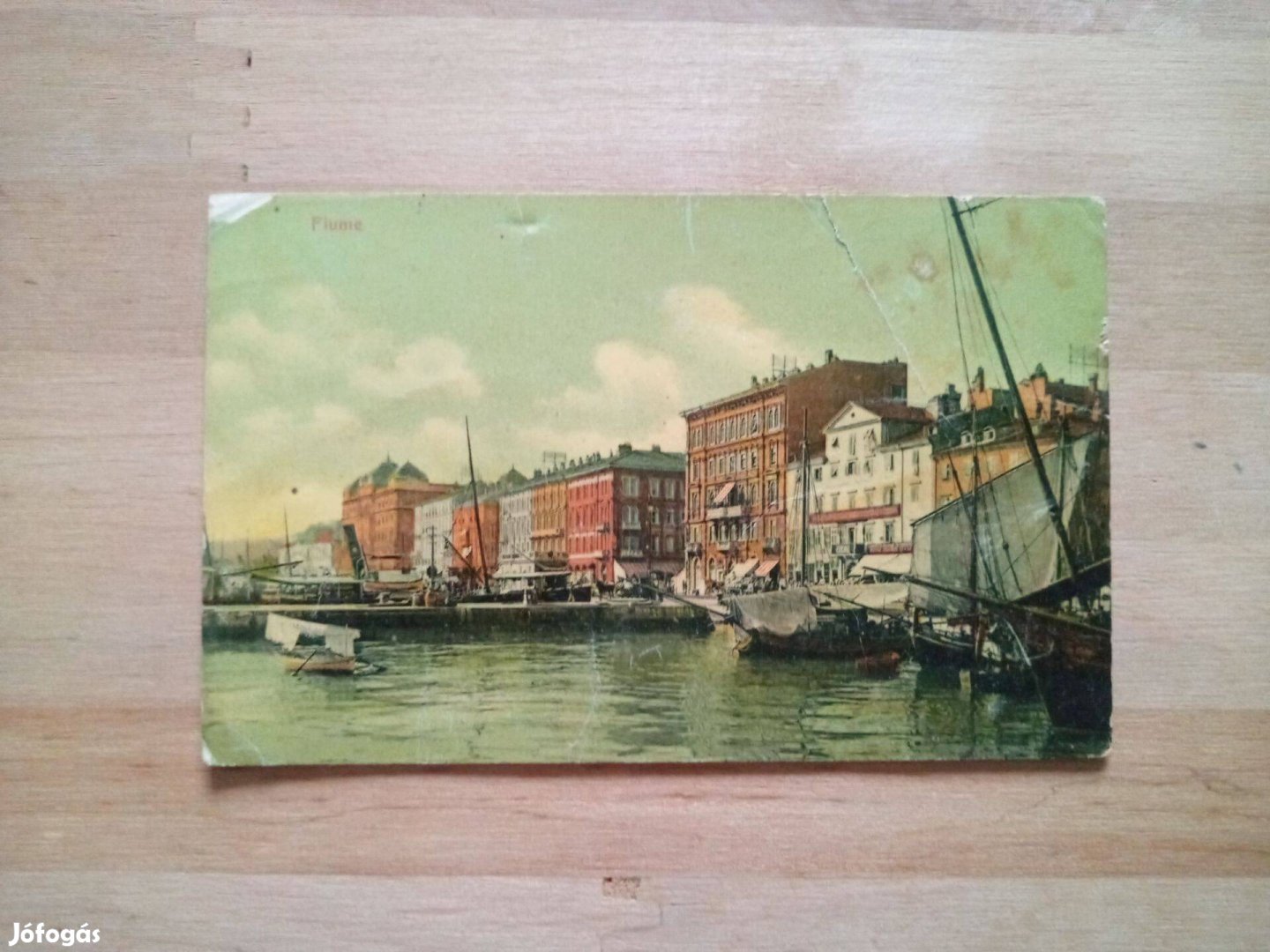 Fiume 1909 képeslap