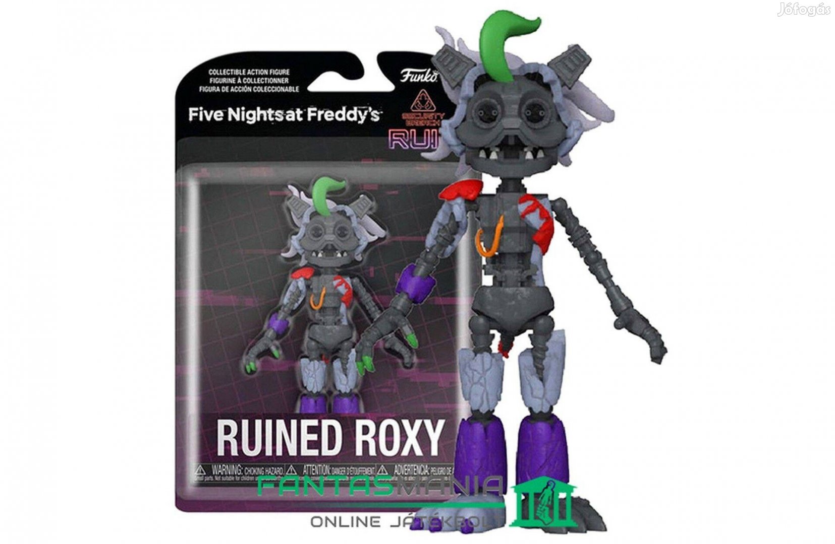 Five Nights at Freddys 14 cm Fnaf Ruined Roxy / Roxanne Wolf figura