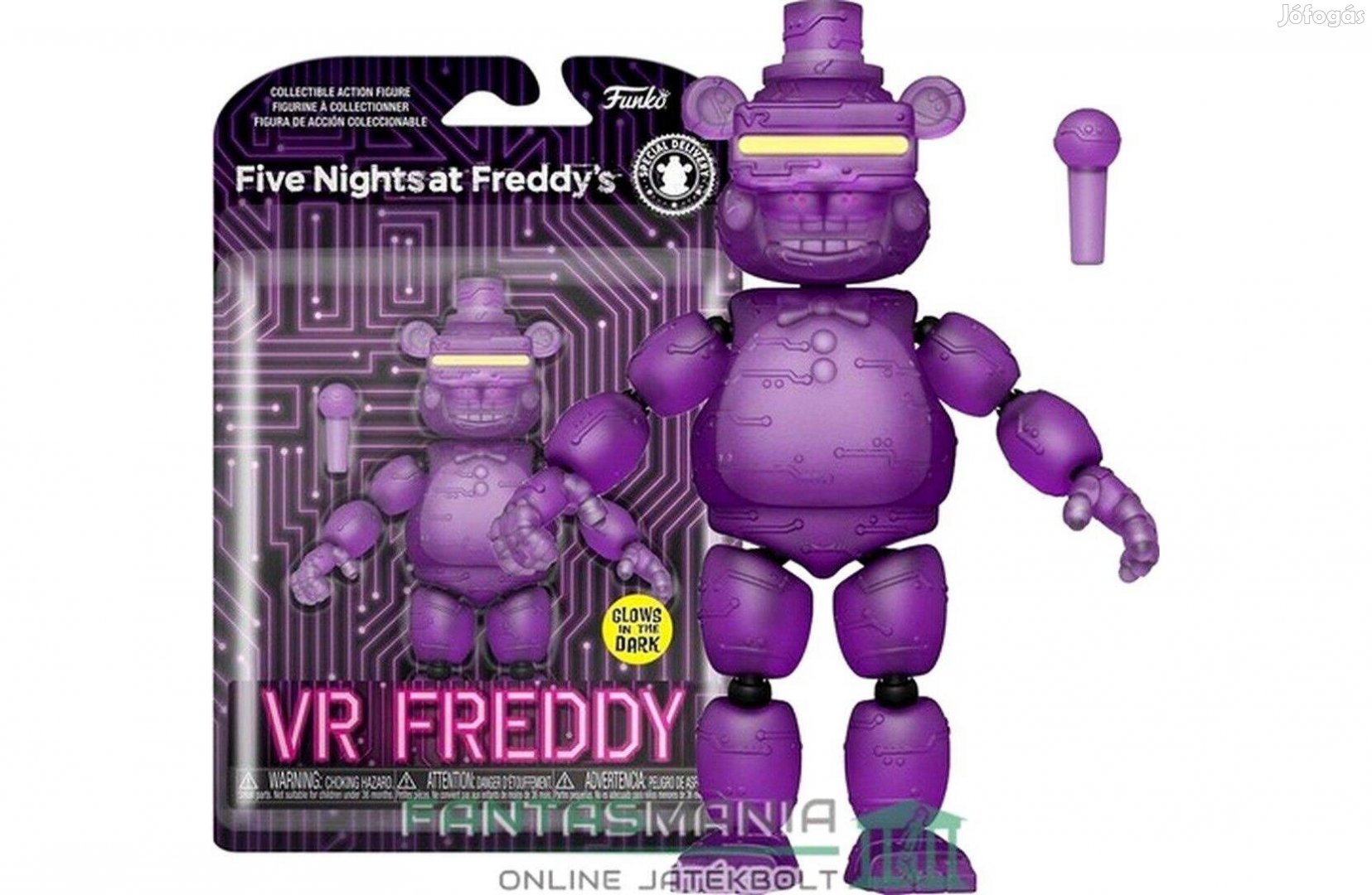 Five Nights at Freddys 14 cm Fnaf lila VR wS7 Freddy figura