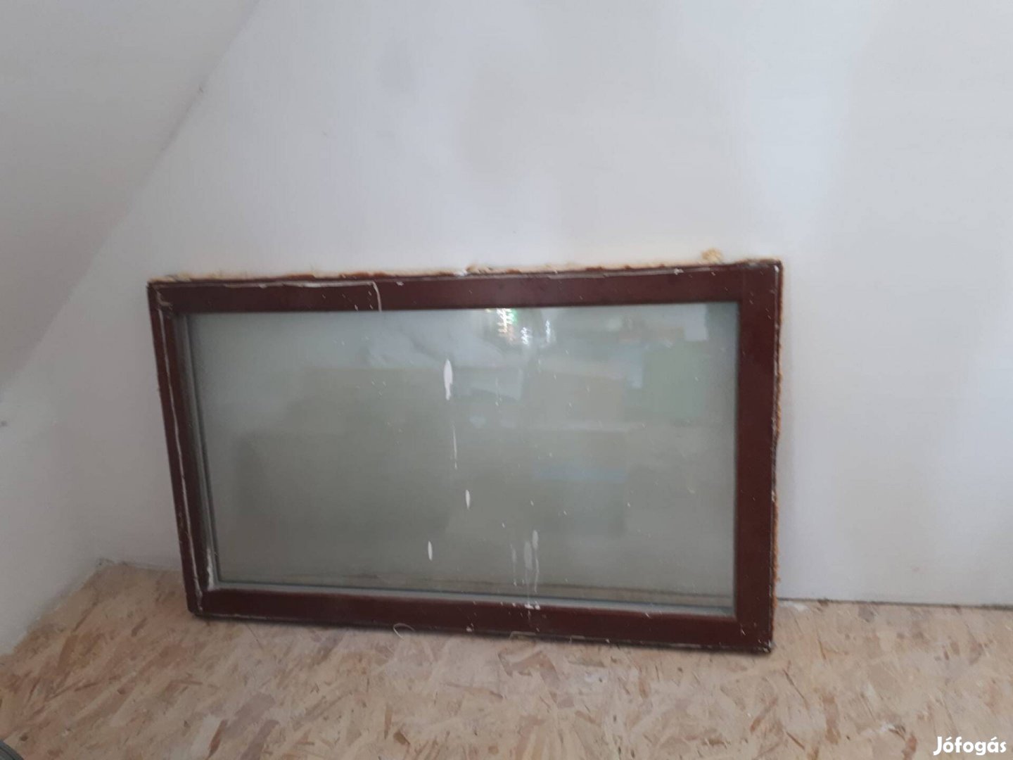 Fix ablak 148*88 cm dupla üvegű fa kerettel