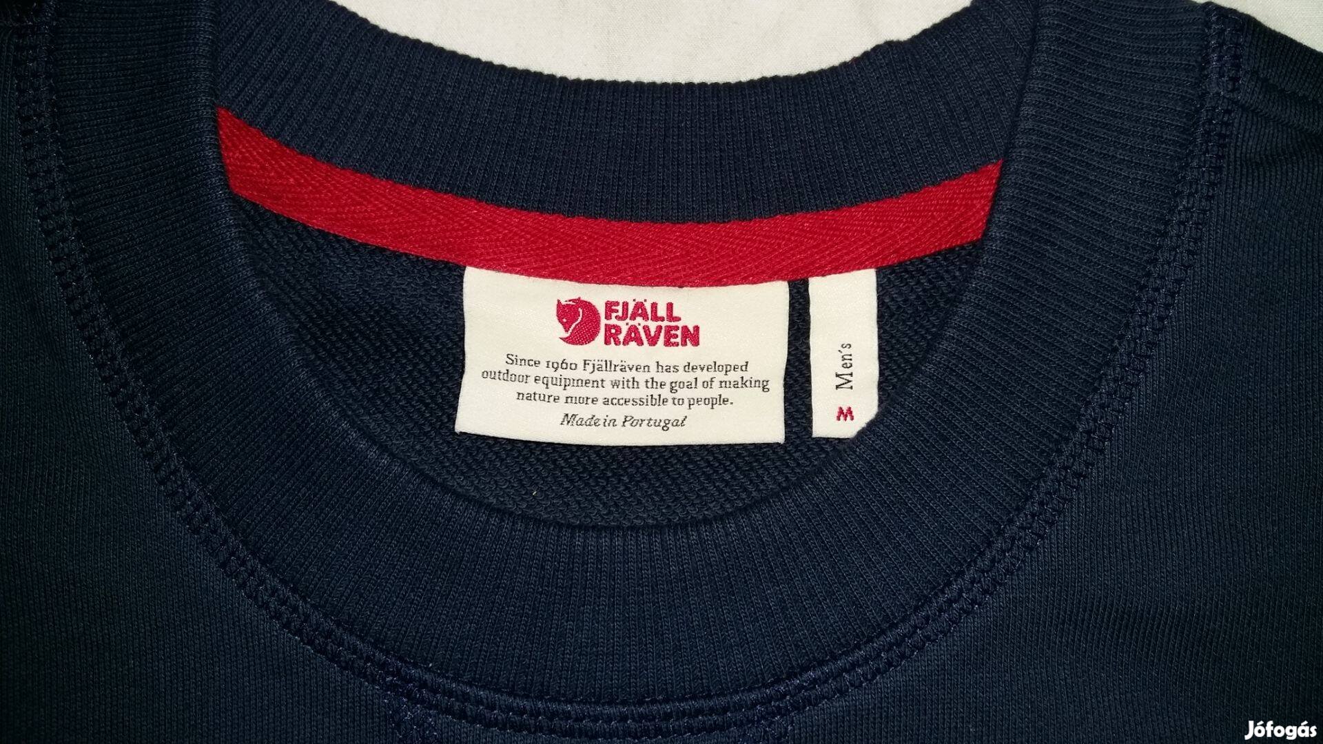 Fjallraven 1960 Logo Badge Sweater M-es Új pulóver!