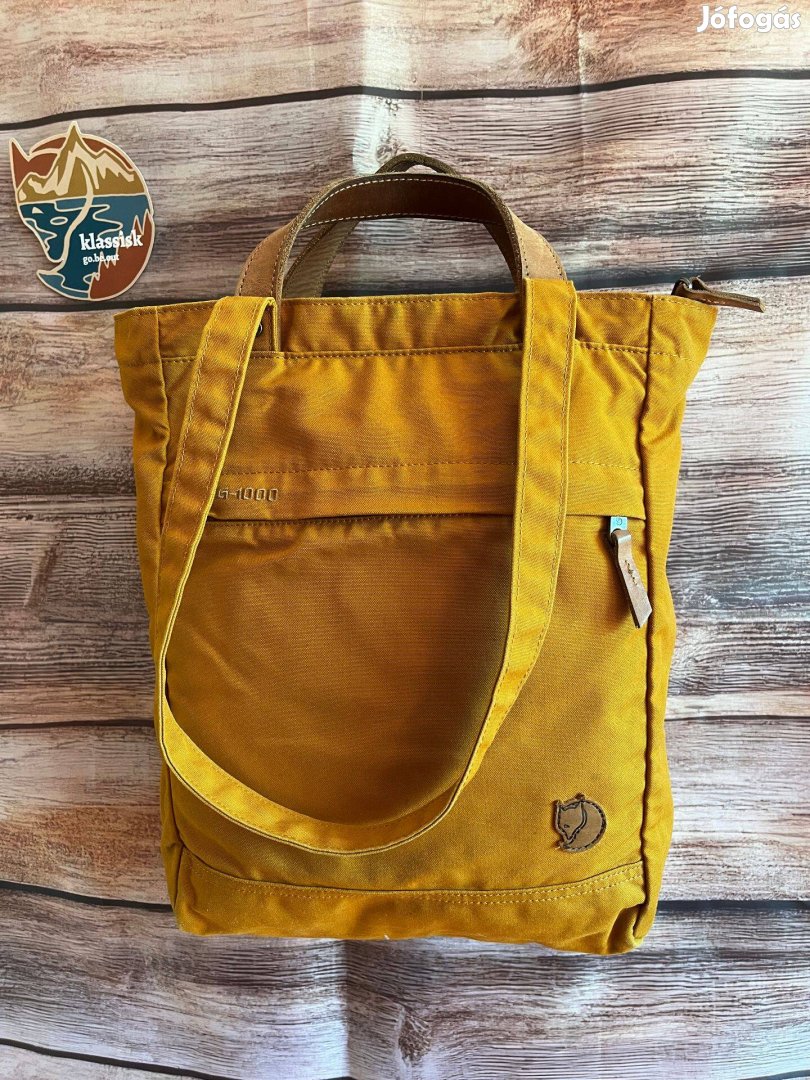 Fjallraven No 1 Totepack hátizsák, tote bag (14 liter), G-1000, sárga