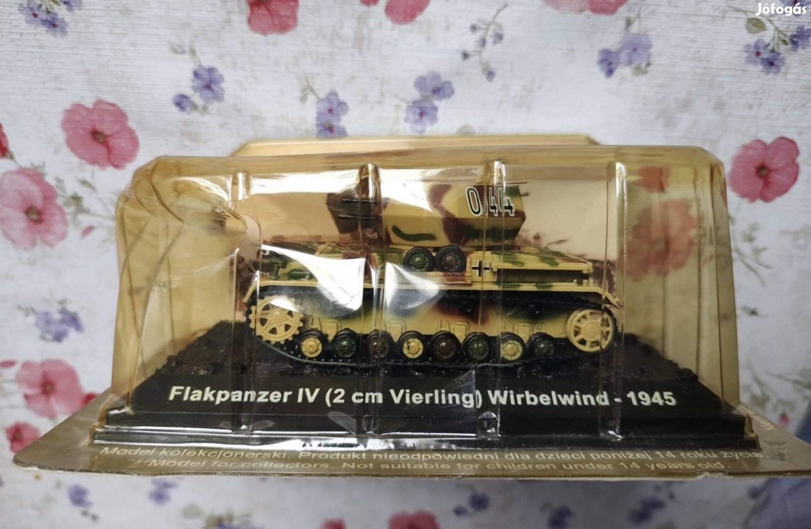 Flakpanzer IV 2-dik VH katonai páncélozott jármű modell, makett