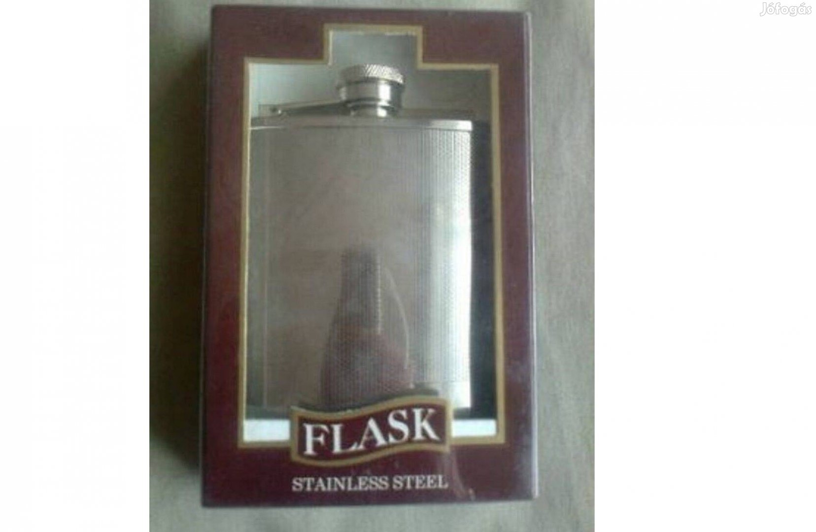 Flask Stainless Steel 6 OZ rozsdamentes fém flaska.Teljesen új,tiszta