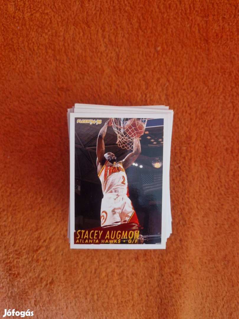 Fleer 1994-95 kosaras kártyák 151db