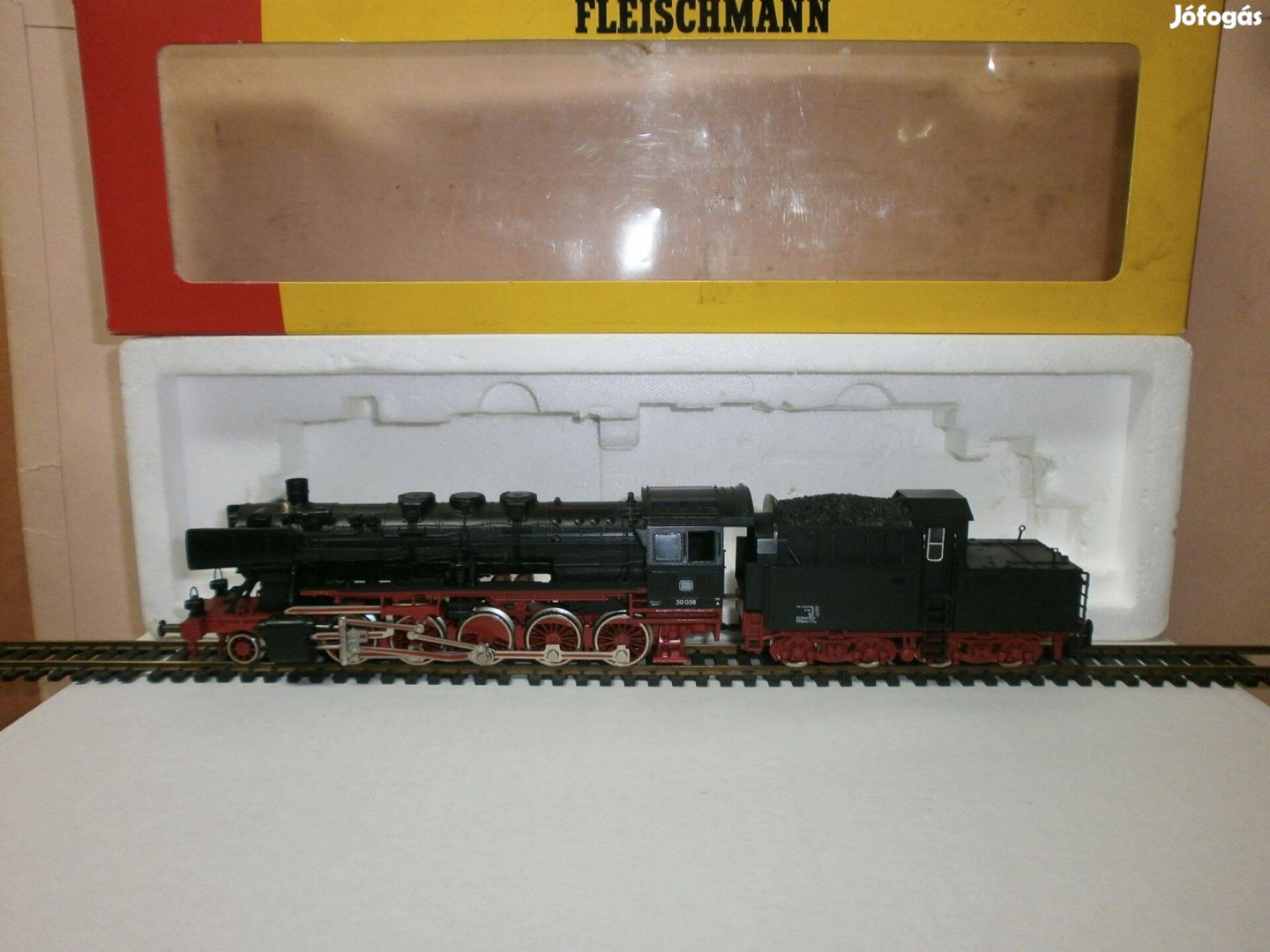 Fleischmann 4175 - DB - BR 50 -058 -kabinen tender -gőzmozdony - H0