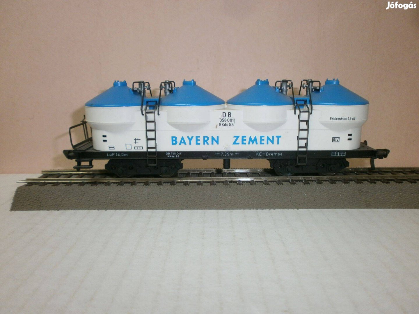 Fleischmann - DB "Bayern" -cementszálító - H0 - ( W-70)