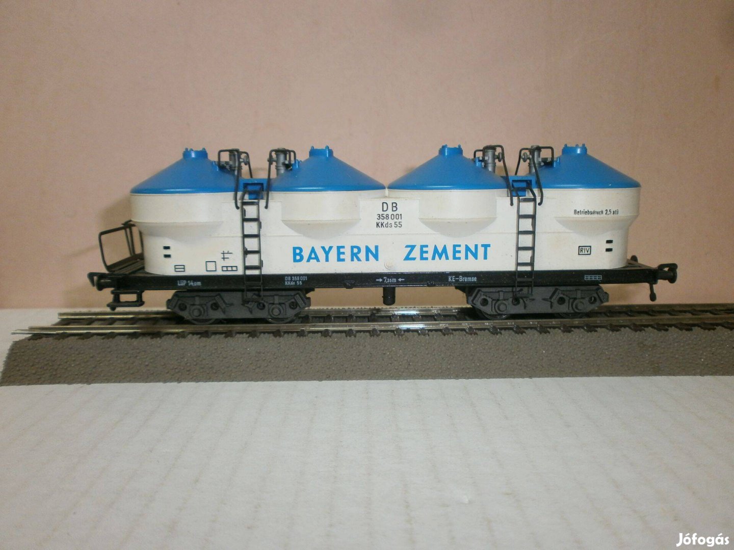 Fleischmann - DB "Bayern" cementszálító - H0 - ( W-73)