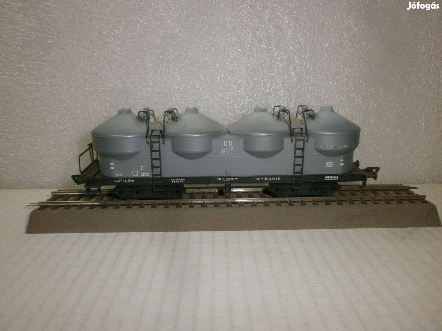 Fleischmann - DB - zementszálító teher kocsi - H0 - W-53