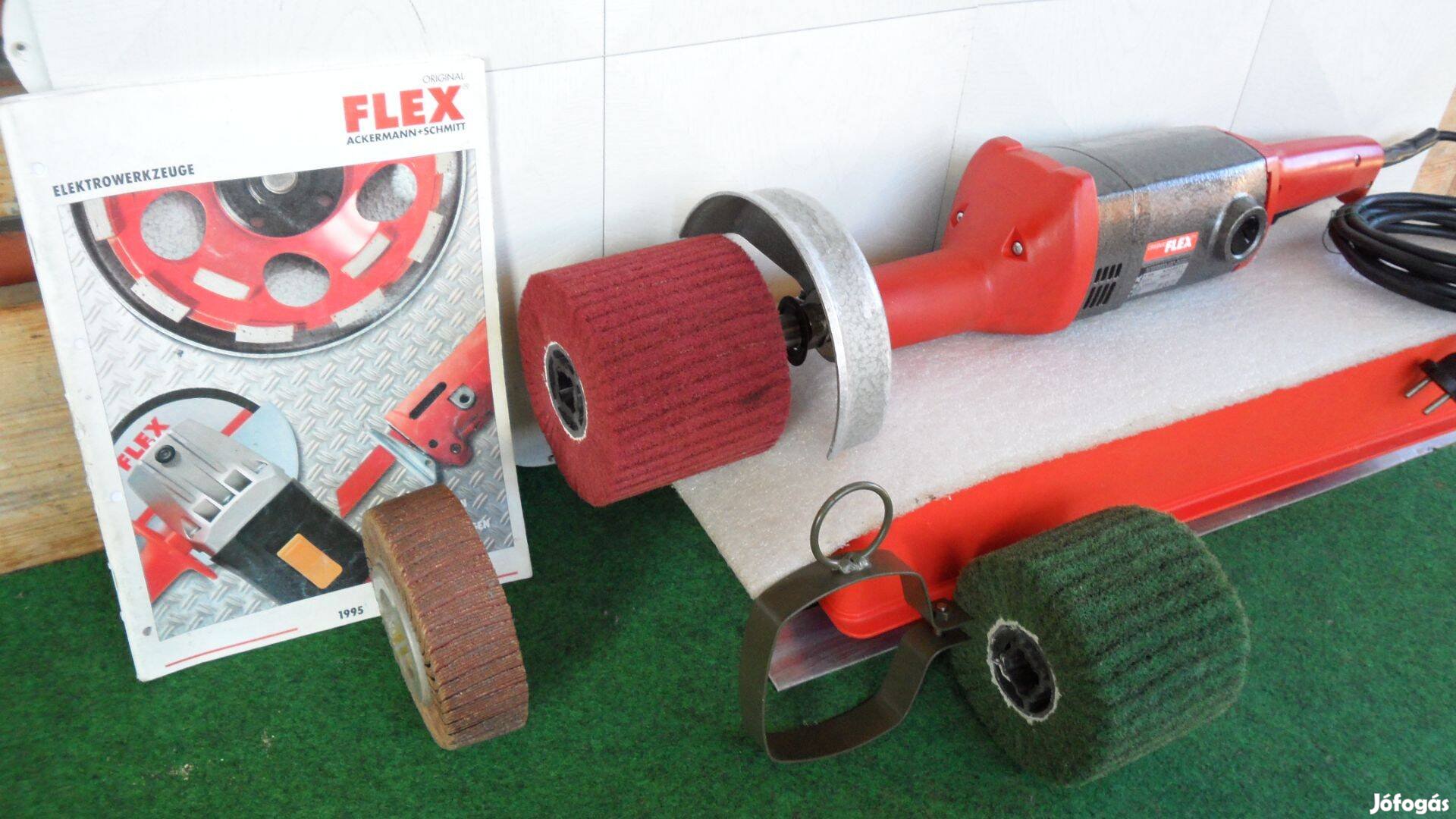 Flex újonnan, 150 mm német egyenes csiszoló lyukfényesítő (inox)