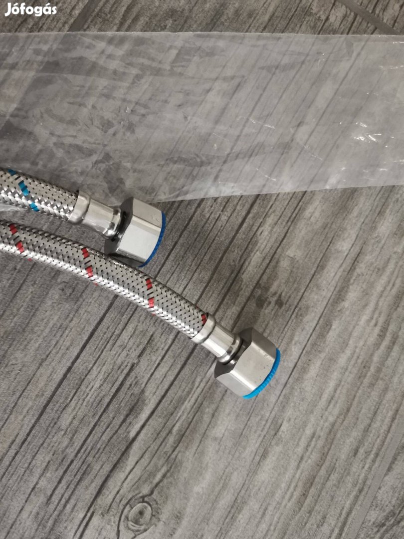 Flexibilis cső, csaptelep bekötőcső 60cm, 12, M10